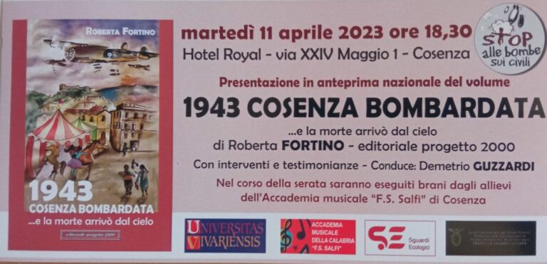 Presentazione libro 1943 Cosenza bombardata