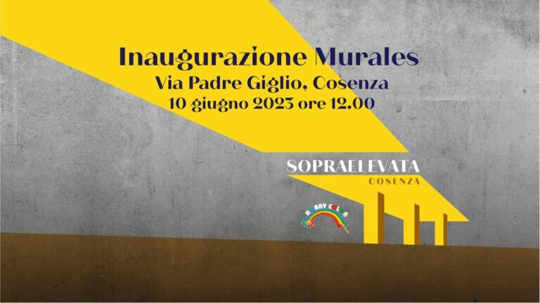 inaugurazione murales pilastro sopraelevata