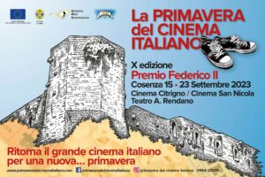 Locandina decima edizione de la primavera del cinema italiano di cosenza