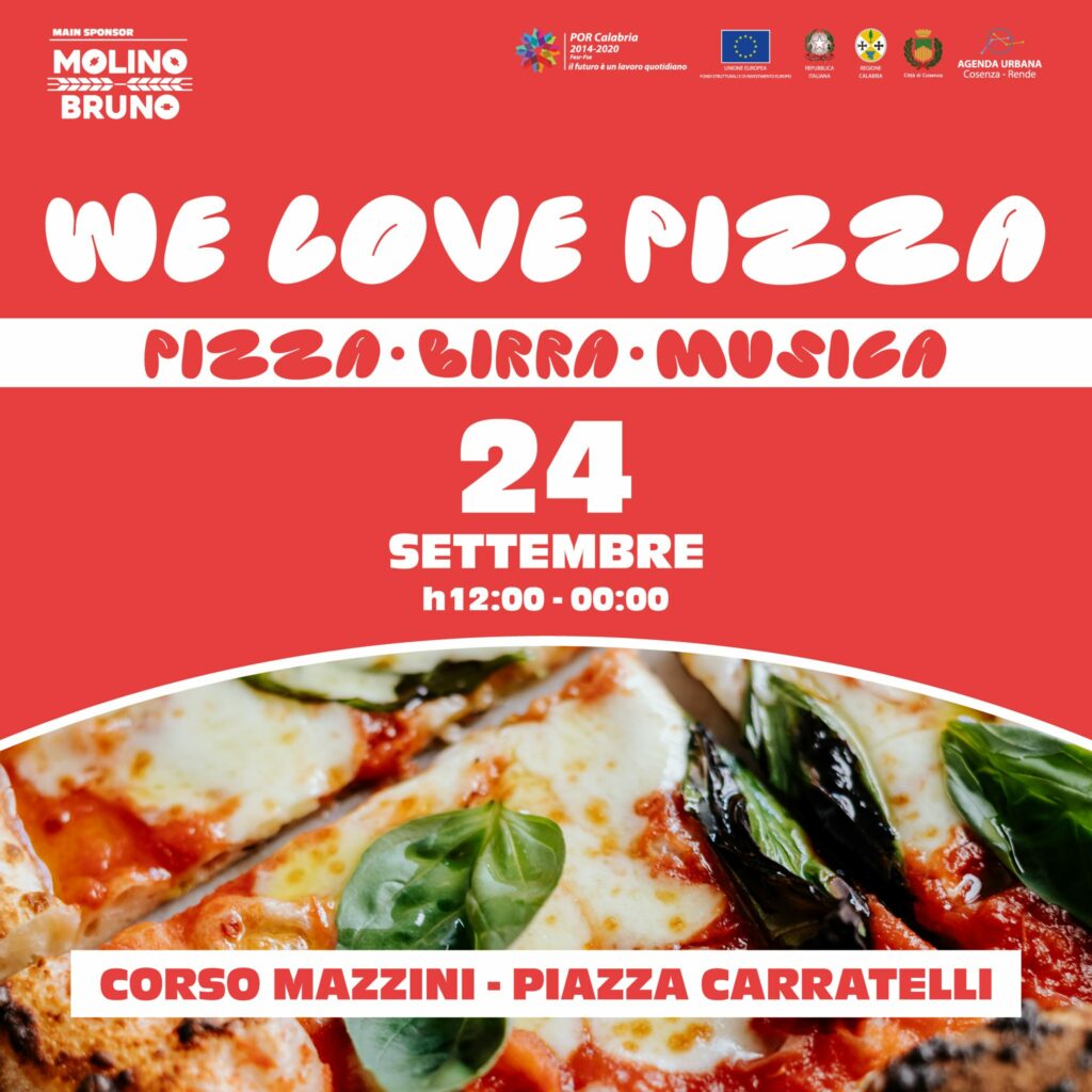 we love pizza festival su corso mazzini a Cosenza